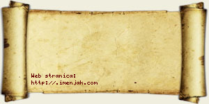 Jagodinka Košarović vizit kartica